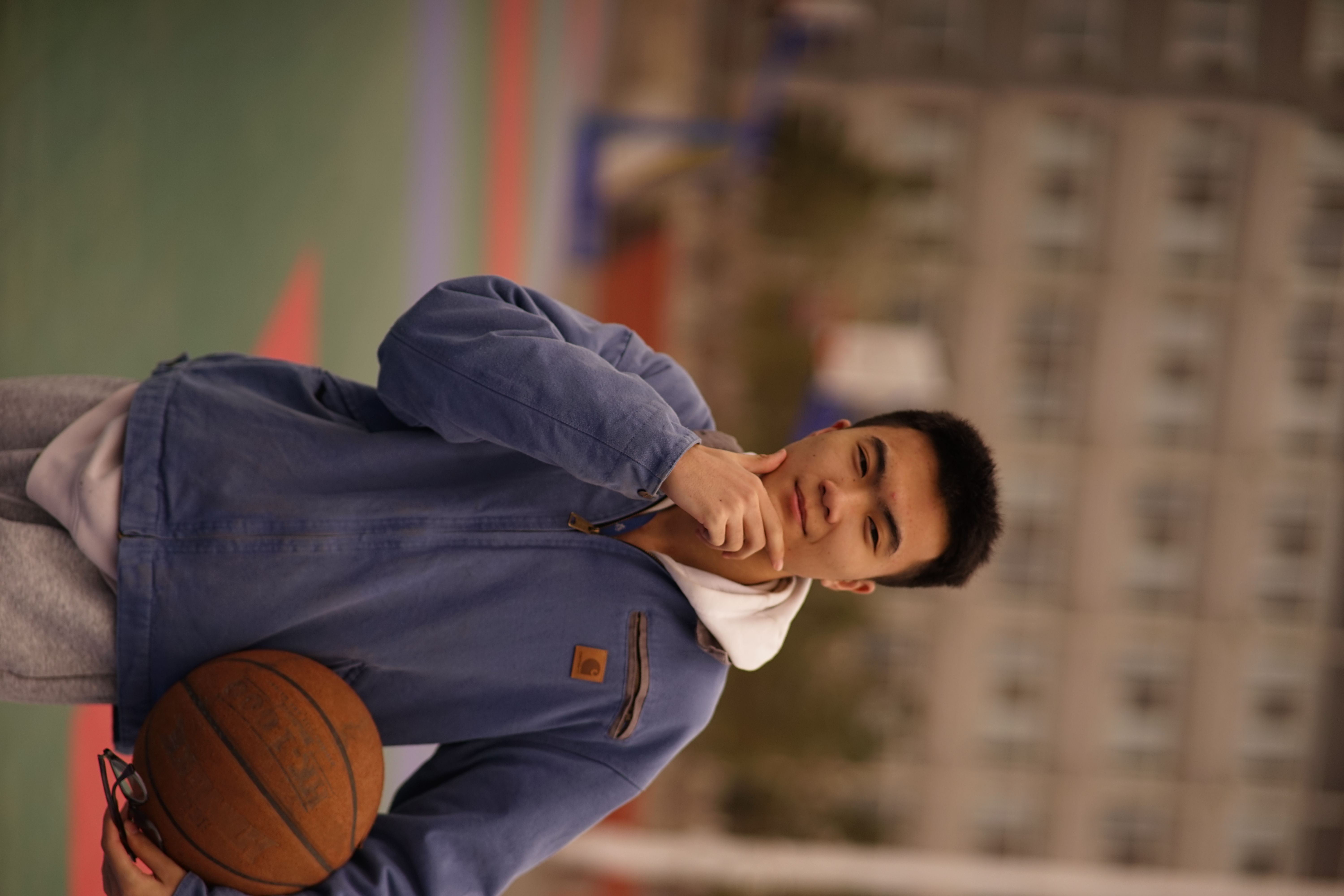 孙继远上体育课