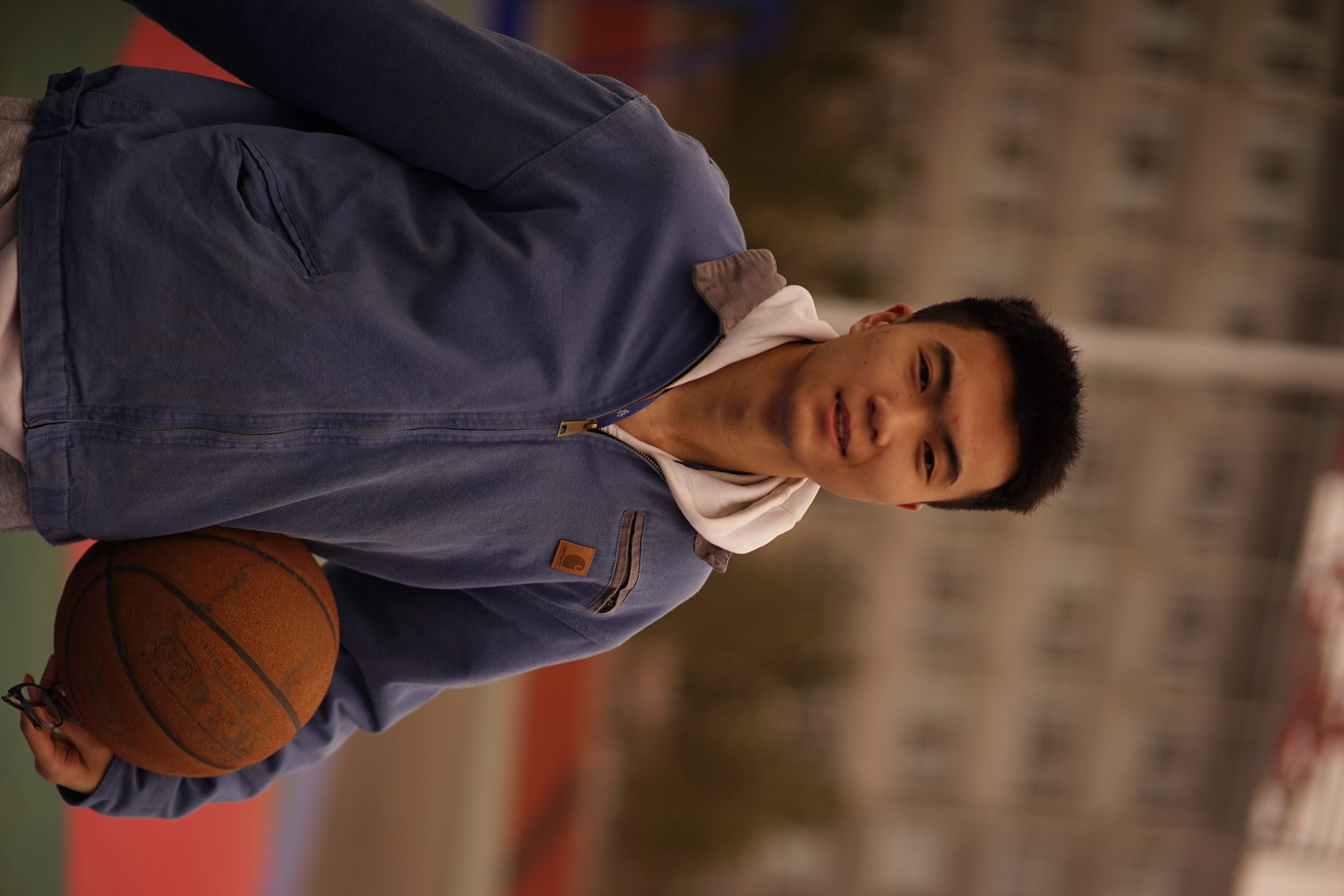 孙继远上体育课